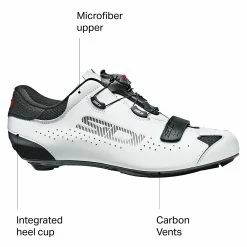 Sidi Road Bike Shoes Sixty Cycling Shoe Men's -Ride Concepts Shop BLAWHI D1 1