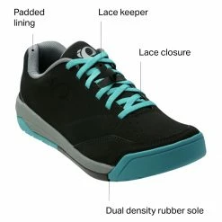 PEARL iZUMi Flat Pedal Shoes X Alp Flow Cycling Shoe Women's -Ride Concepts Shop BLA D4 55