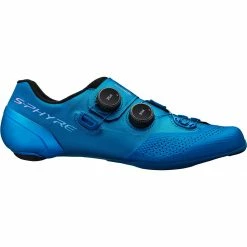 Shimano Road Bike Shoes SH RC9 S PHYRE Wide Cycling Shoe Men's -Ride Concepts Shop BLU 1