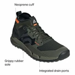 Five Ten Flat Pedal Shoes Trailcross XT Cycling Shoe Men's -Ride Concepts Shop COBLGRSILEEA D10