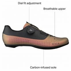 Fi'zi:k Road Bike Shoes Tempo Overcurve R4 Iridescent Cycling Shoe -Ride Concepts Shop COPBLA D7