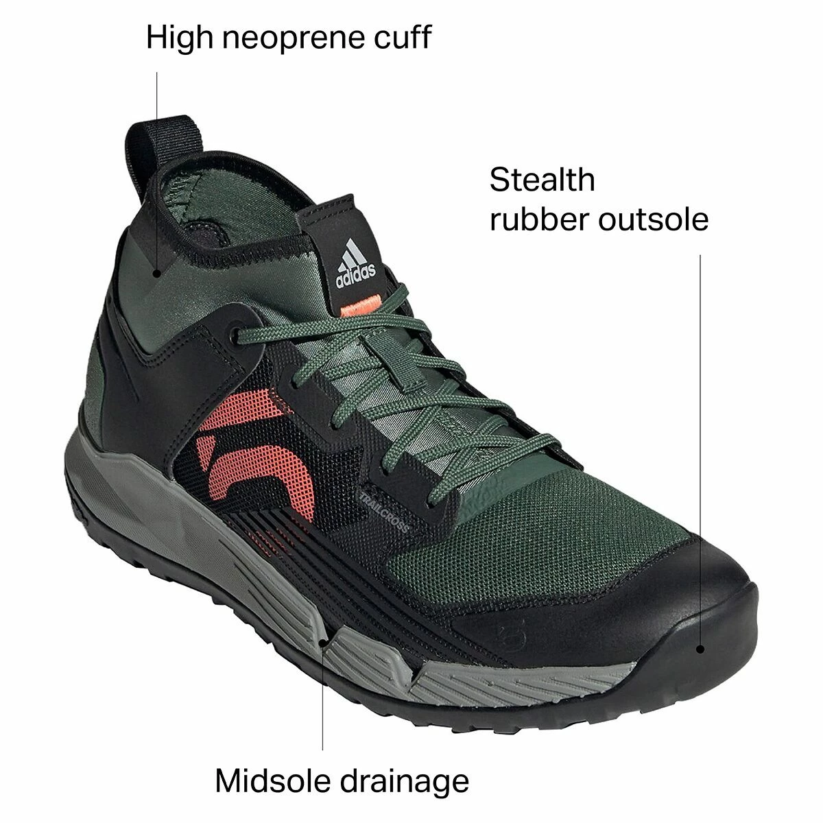 Five Ten Flat Pedal Shoes Trailcross XT Cycling Shoe Women's 2 Five Ten Flat Pedal Shoes Trailcross XT Cycling Shoe Women's - Image 2