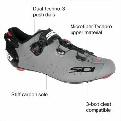 Sidi Road Bike Shoes Wire 2 Carbon Cycling Shoe Men's -Ride Concepts Shop MATGRA D7