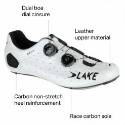 Lake Road Bike Shoes CX332 Cycling Shoe Men's -Ride Concepts Shop WH D5 1